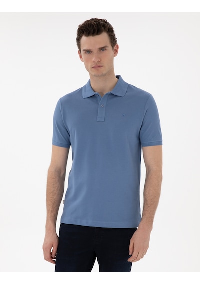 Pierre Cardin Erkek Mavi Tişört Basic 50302561-vr036 Mavi