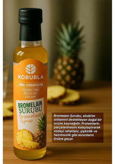 Bromelain Ananas İçeren Detox Şurubu 250 Ml
