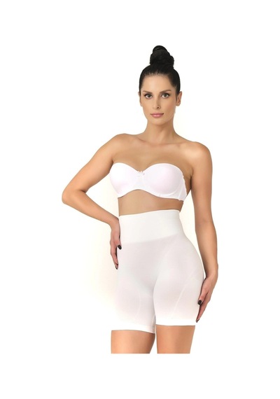 L'ombre Beyaz Düşük Bel Double Pantalon Korse