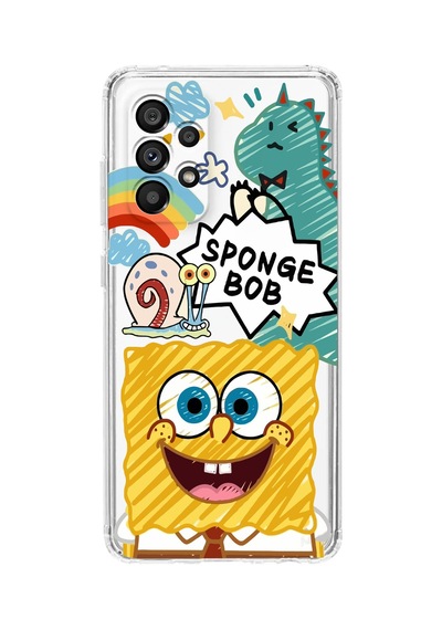 Samsung Galaxy Uyumlu A53 Silikon Desen128 Çok Renkli