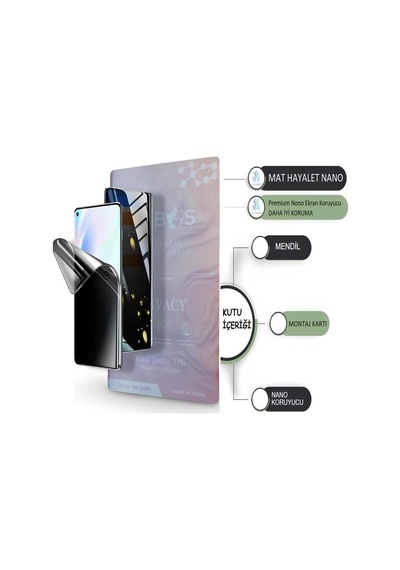 Xiaomi Civi 3 Nano Ekran Koruyucu Ultra İnce Esnek - Mat Hayalet - Umbos