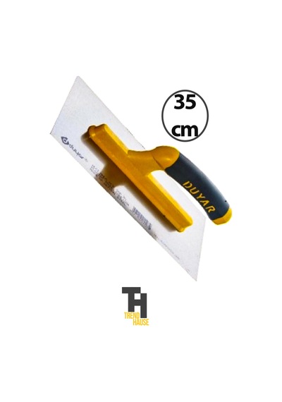 Duyar Alçı Malası Plastik Saplı Paslanmaz Çelik 35 Cm