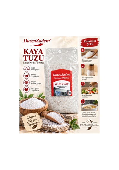 Kaya Tuzu 1000 Gr Tane Poşet