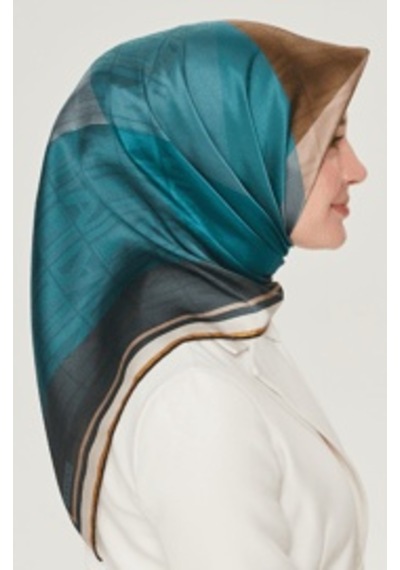 Armine İpek Eşarp Nostalji - 8516-83 Petrol Yeşili Twill PETROL YEŞİLİ