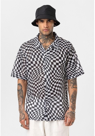 Vamos Desenli Fitilli Oversize Gömlek Desen-10