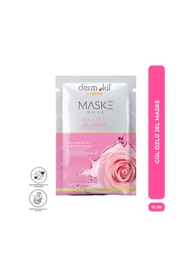 Dermokil Aydınlatıcı Gül Özlü Jel Maske 15 Ml X 5 Adet