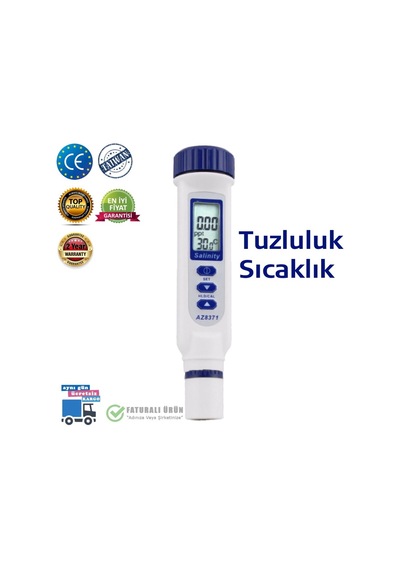 Az8371 Dijital Tuzluluk Ve Sıcaklık Ölçüm Cihazı Kalem Tip