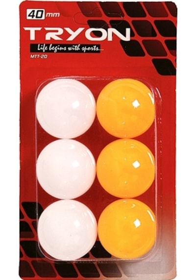Tryon Mtt-20 Masa Tenisi Topu 6'lı