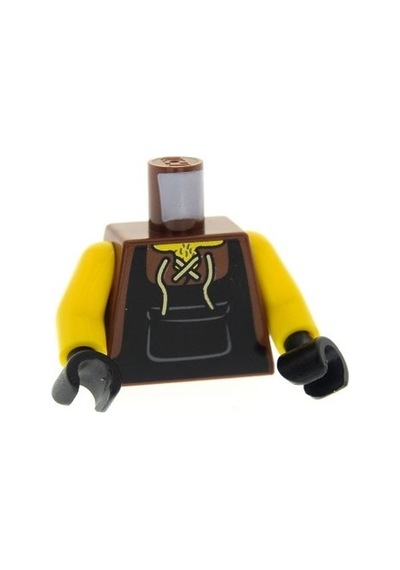 Minifigür Parçaları: Torso, Vücut, Gövde: 973pb0538c01