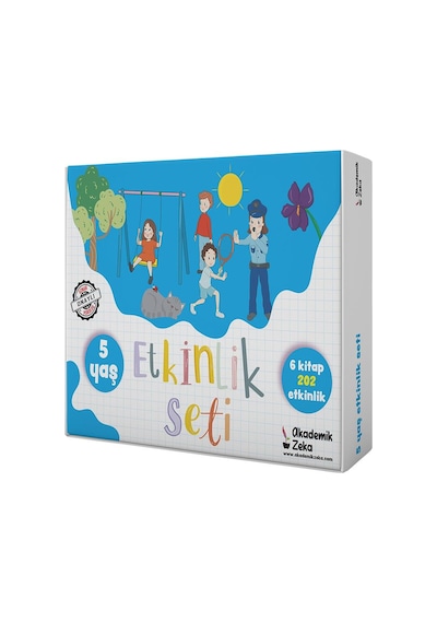 Akademik Zeka 5 Yaş Etkinlik Seti ( 6 Kitap 202 Etkinlik) Akademik Zeka 5 Yaş Etkinlik Seti ( 6 Kitap 202 Etkinlik)