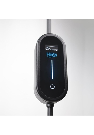 Hims 7kw Akıllı Taşınabilir Araç Şarj İstasyonu, Lcd Bilgilendirme Ekranlı, 5 Metre Kablo, Wi-fi Uygulama Kontro Genel