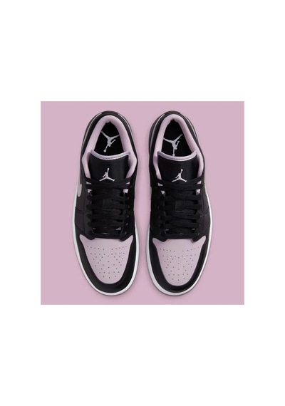 Nike Aır Jordan 1 Low Se Black/ıced Lılac-whıte Pın - 598758606 Pın