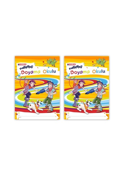 Funtastics Eğitici Boyama Defteri 2li Paket