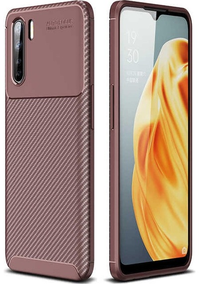 Oppo A91 Kilif Silikon Ince Karbon Lüx 533294892