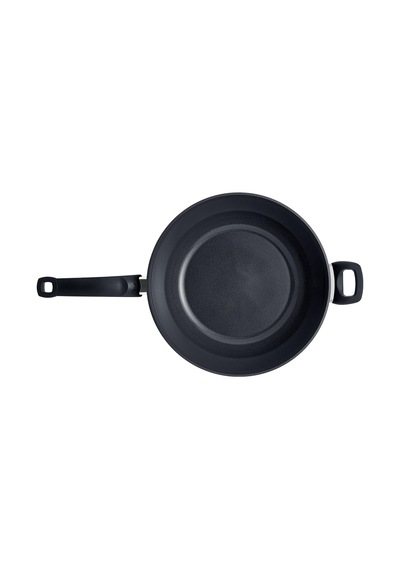 Fissler Ceratal Comfort Orbit Black Wok Tava - 32 Cm Siyah