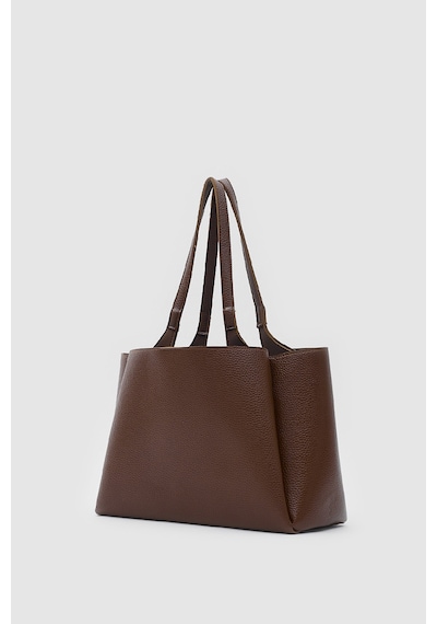Shule Bags Maksi Tote Çanta Taba