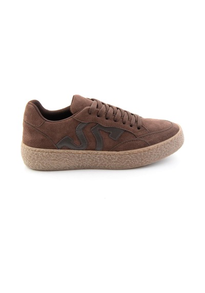 Bambi Kahve Süet Kadın Sneaker K01791073872 Kahve Rengi