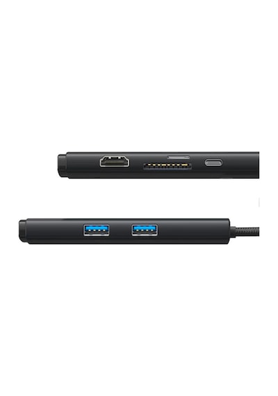 Baseus Lite 6in1 Multifonksiyonel Type-C Hub Dock Station