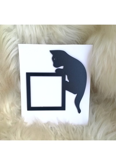 Kedi Desenli Dekoratif Priz Çerçevesi