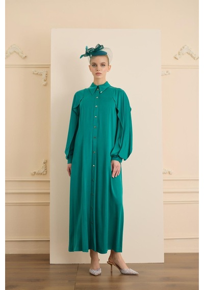 Senna Soleıl Dress Zümrüt Zümrüt