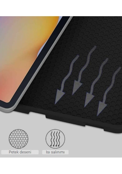 Apple Uyumlu iPad 11. Nesil A16 Çipli 2024 2025 Klavyeli Tablet Kılıfı Klavye + Stand