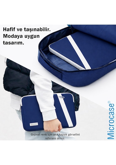 Lenovo Idea Tab 11'' İle Uyumlu Sleeve Tipi 10-11'' Tablet Çantası Lacivert Al5538 Laptop Çantası