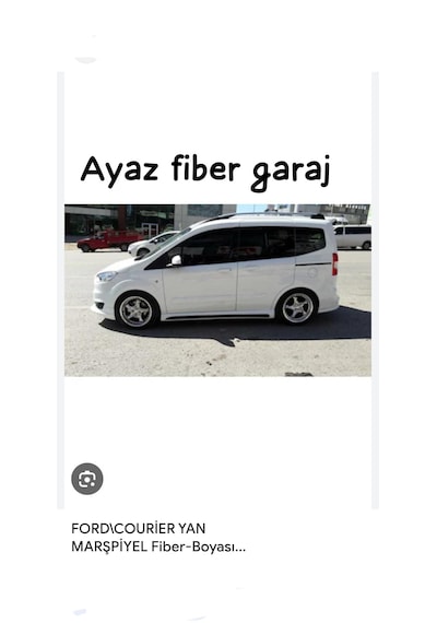 Ford Courier Yan Marşbiyel Takımı Fiber Boyasızz