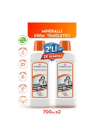 Mineralli Krem Temizleyici 750 Ml X 2 Adet Diğer