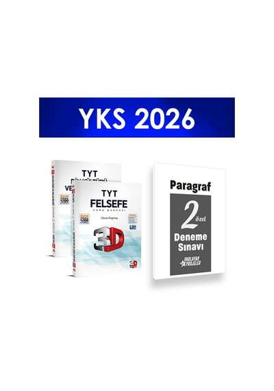 2026 Tyt Felsefe Din Kültürü Soru Bankası 3d Yayınları Paragraf Deneme Hediye
