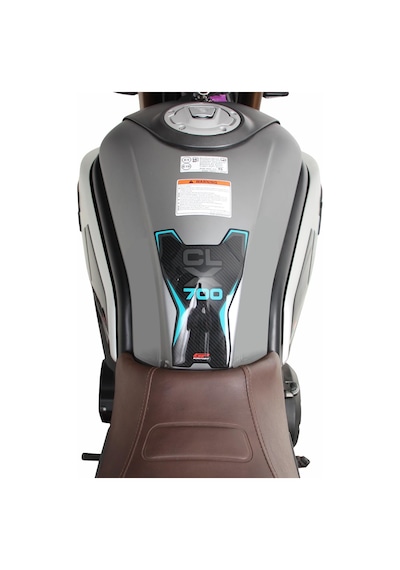 Gp Kompozit Cf Moto 700 Cl-x 2022-2023 Uyumlu Tank Pad Seti Turkuaz