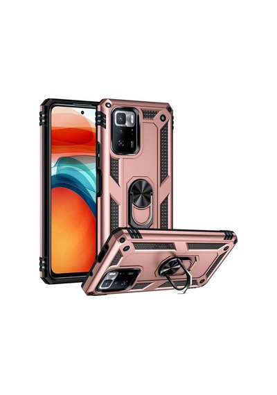 Xiaomi Poco X3 Gt Kılıf Zore Vega Kapak Rose Gold