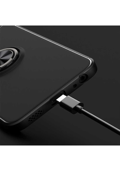 Vivo Y21S Kilif Lens Yüzüklü Miknatisli Silikon Kapak 534079277