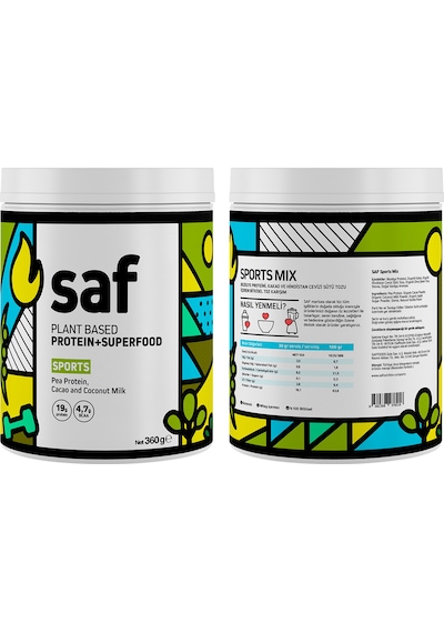 Saf Nutrition Protein Superfood Mix Sports 360 G