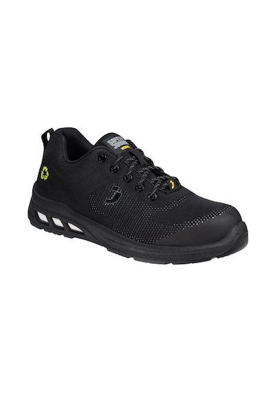 Safety Jogger Ecofitz Black S1p Src Sr Esd Fo İş Ayakkab Siyah
