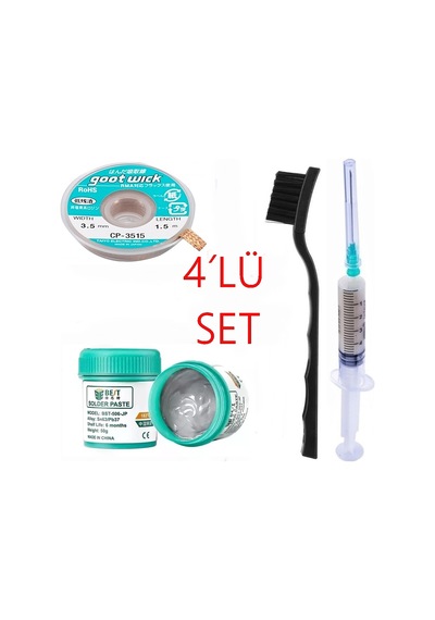 Krem Lehim 50g Flux Lehim Toplama Cp-3515 Lehim Emme Teli 3,5mm
