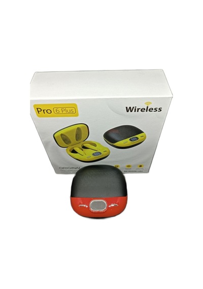 Pro6 Plus Kablosuz Led Işıklı Oyuncu Bluetooth Kulaklık 5.0 Kırmızı