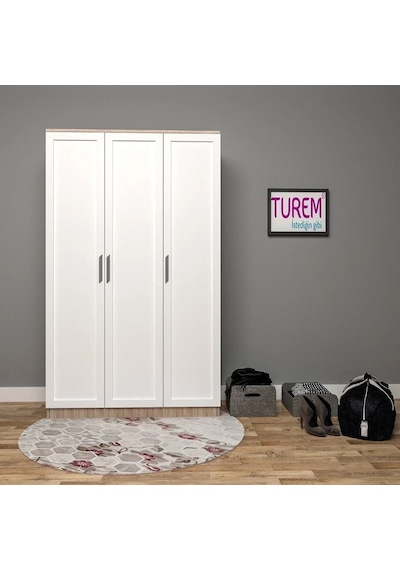 Kader Gardrop Çıtalı Kapak Mdf Beyaz Kader Gardrop Çıtalı Kapak Mdf Beyaz