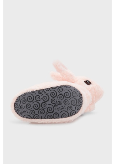 Twigy Zulu Çocuk Hayvanlı Panduf Pembe 30/35 AA0704 Pembe