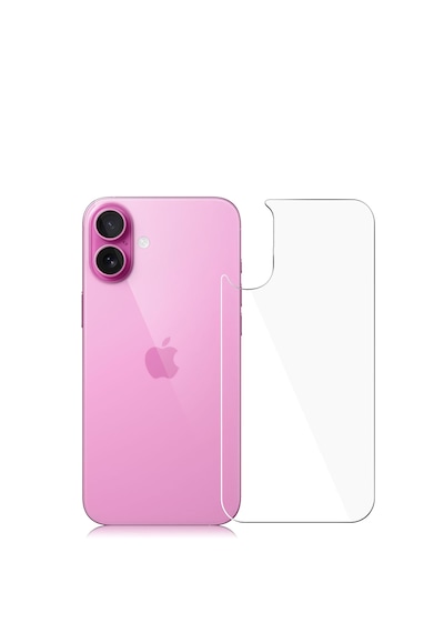 Apple Uyumlu   iPhone 16 Plus Arka Kapak Tempered Cam Koruma-al3270