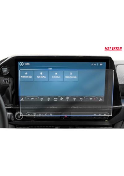 Ford Tourneo Custom 2024-2025 Navigayon Ve Multimedya Uyumlu Mat Ekran Koruyucu