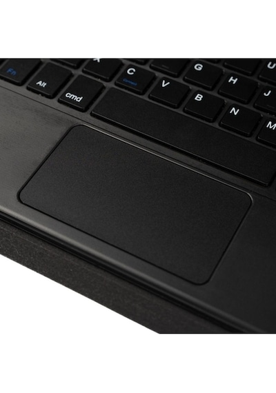 Apple Uyumlu iPad 10.2 8.nesil Zore Border Keyboard Bluetooh Bağlantılı Standlı Klavyeli Tablet Kılıfı Klavyeli Kılıf