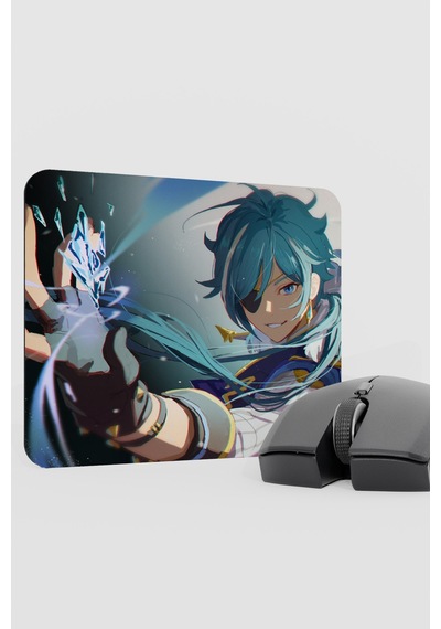 Kaeya Genshin Impact Anime Oyuncu V2 - 22x18 Gaming Mouse Pad Fare Altlığı