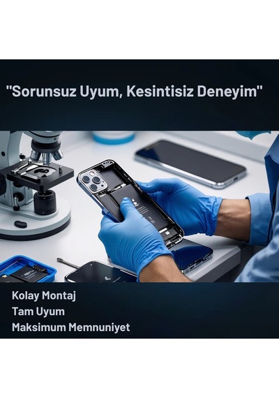 Apple Uyumlu iPhone 16 Pro 3582mah Yüksek Kapasiteli Batarya - Gelişmiş Akıllı Chip - Pil Sağlığı Destekli - Morfide M-max