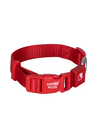 Swissplus Urban Paws Köpek Tasması Crimson Red Ayarlanabilir, Dayanıklı, Hafif-20mm Kırmızı