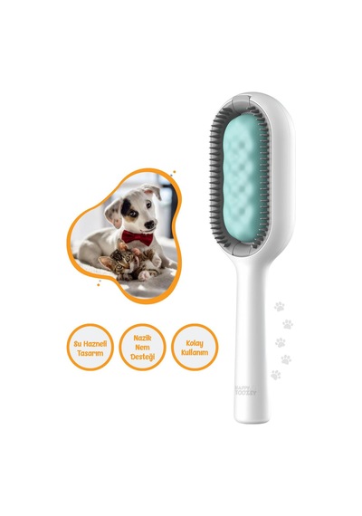 Happy Toozey Ht07 Su Hazneli Kedi Köpek Pet Tarağı
