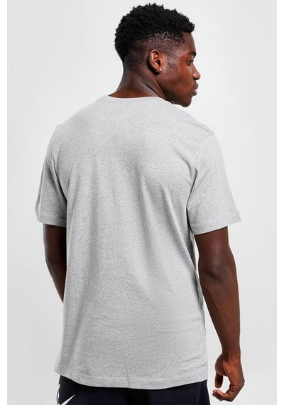Nike Sportswear Futura Swoosh Logo Tee T Shirt Unisex Baskılı Tişört Gri Gri