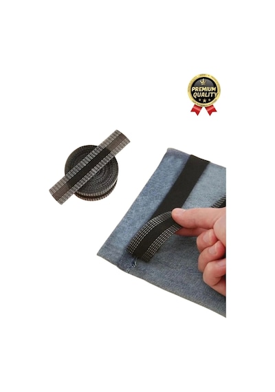 Dayanıklı Polyester Esnek Kendinden Yapışkanlı Pantolon Kumaş Kıvırma Yapıştırma Bandı Şeridi-2 Adet