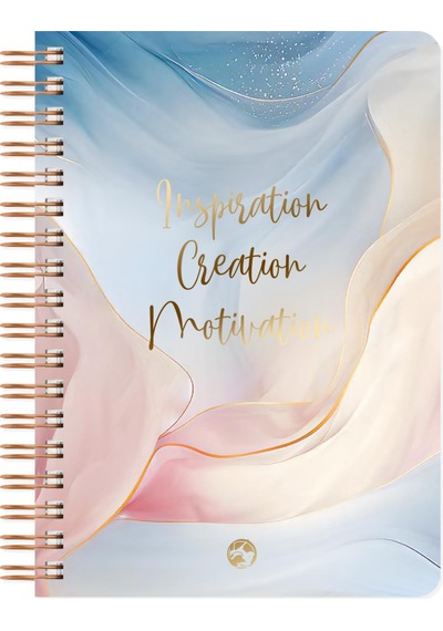 Marble Spiralli Defter Kareli Inspiration 17x24 Cm