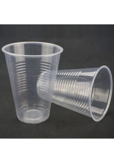 Plastik Şeffaf Bardak Otomat Uyumlu 180cc Kullan At Pet Bardak 100 Adet Şeffaf