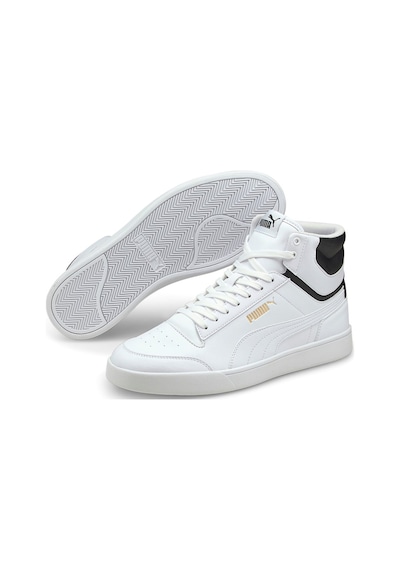 Puma Shuffle Mid Unısex Spor Ayakkabı 38074801 Beyaz - Siyah